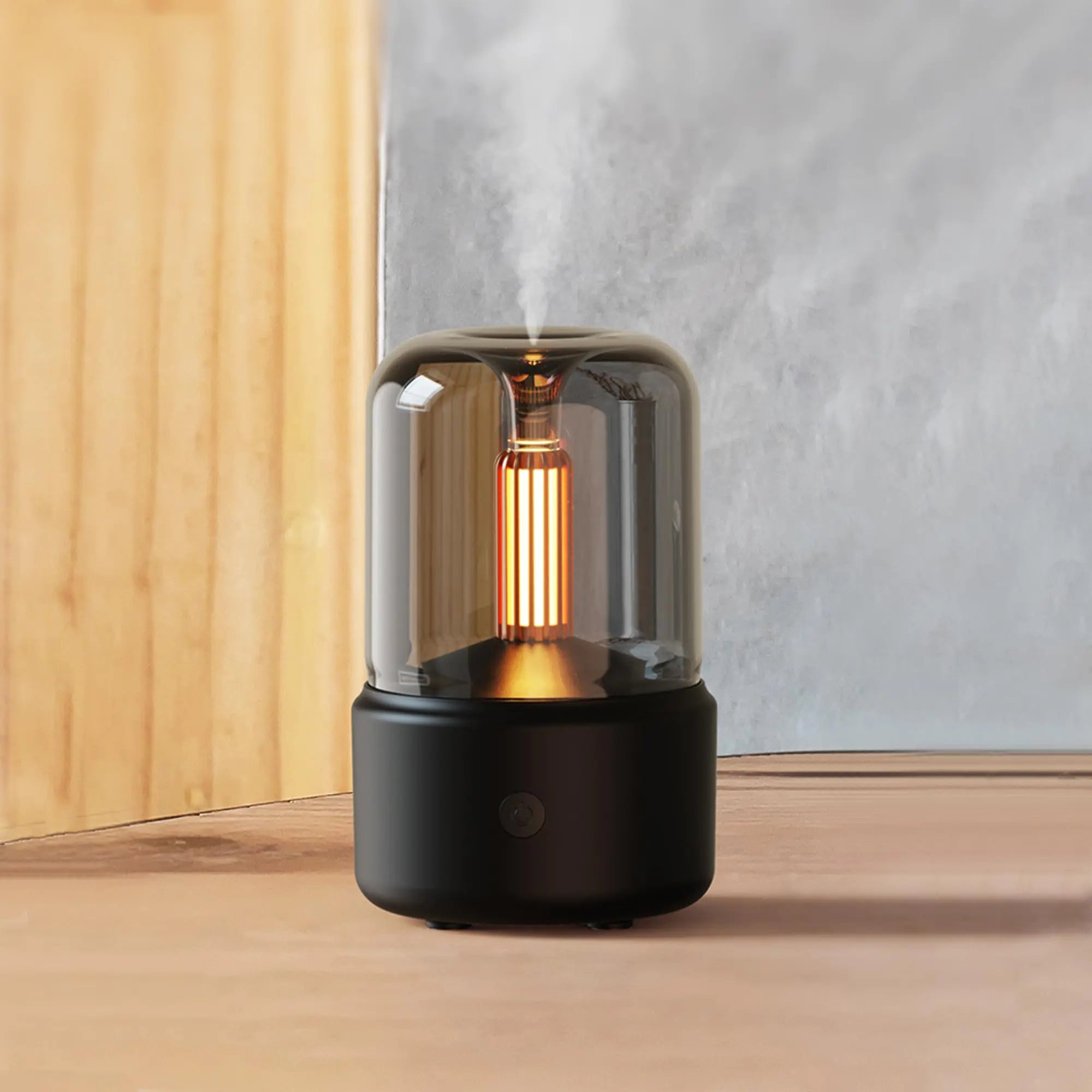 🌿 KINEATHER™ Candlelight Aromatherapy Device | Ultrasonic Air Enhancer | Real Flame Effect | Whisper Quiet | Auto Shut-Off