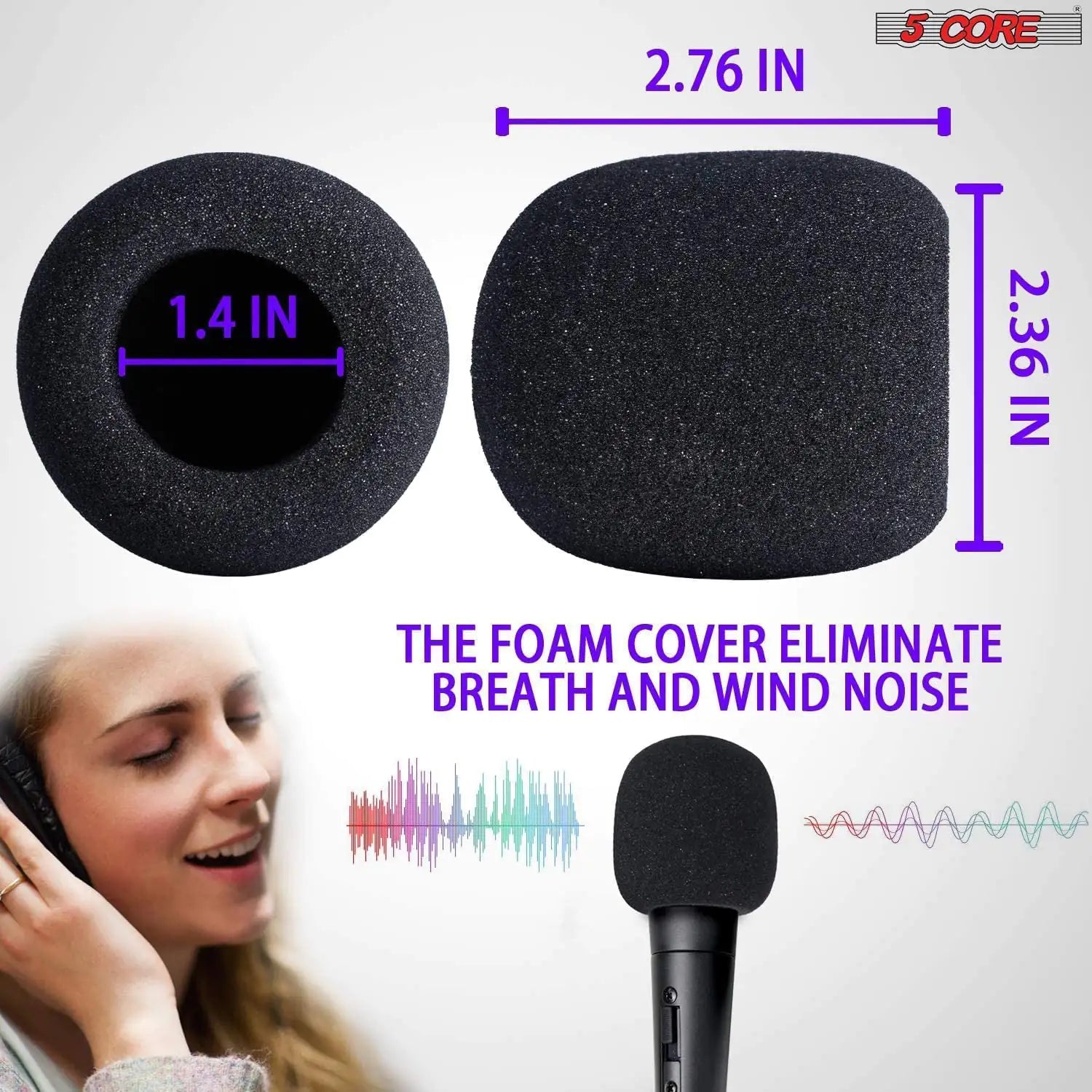 Professional Podcast Equipment Bundle – USB Condenser Microphone Recording Set with Stand, Shock Mount, Foam Cover & Cable