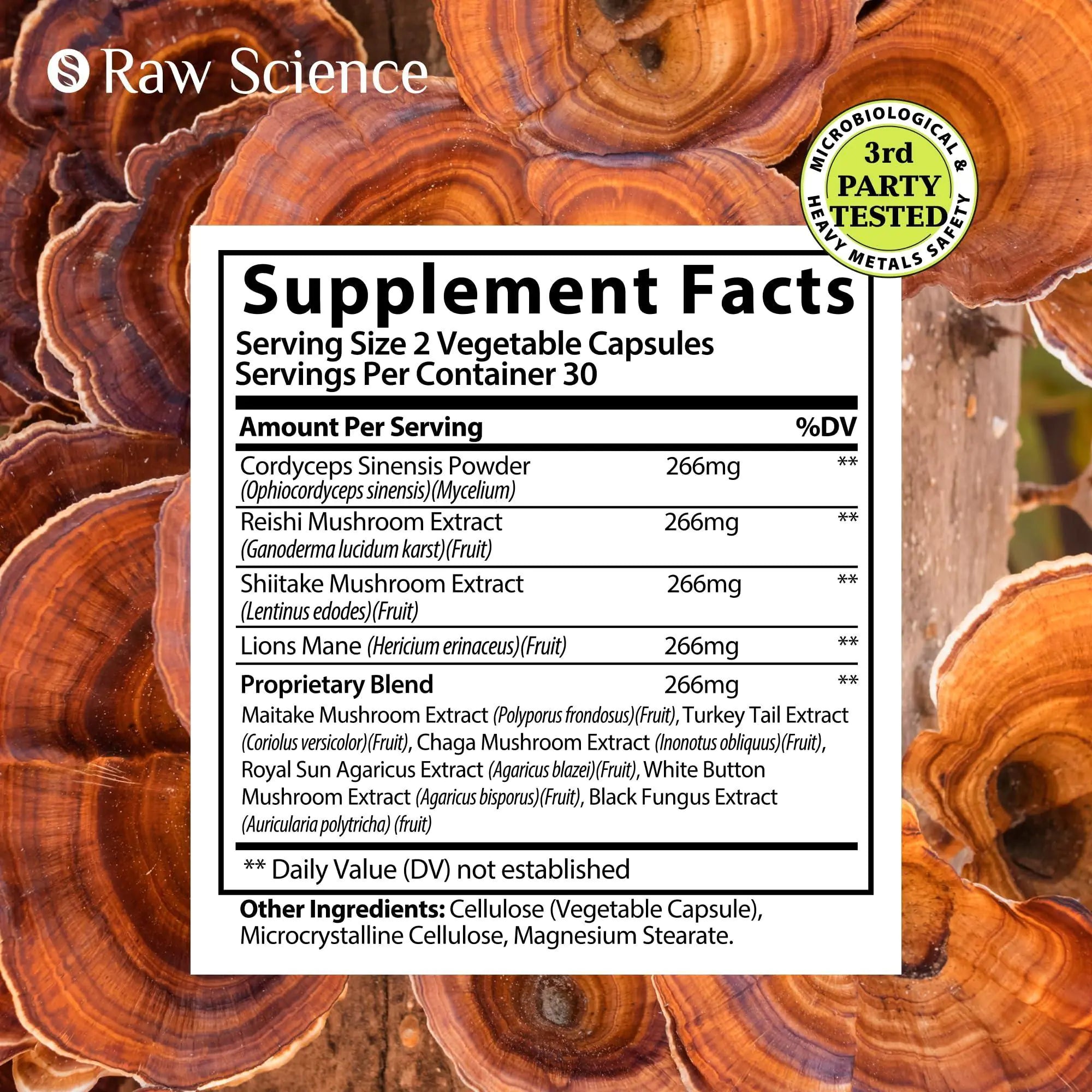 Cata-Kor Mushroom Mastermind Complex – Ultimate Immune & Brain Booster Capsules