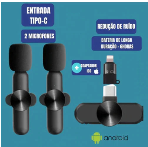 Compact Wireless Clip-On Mic