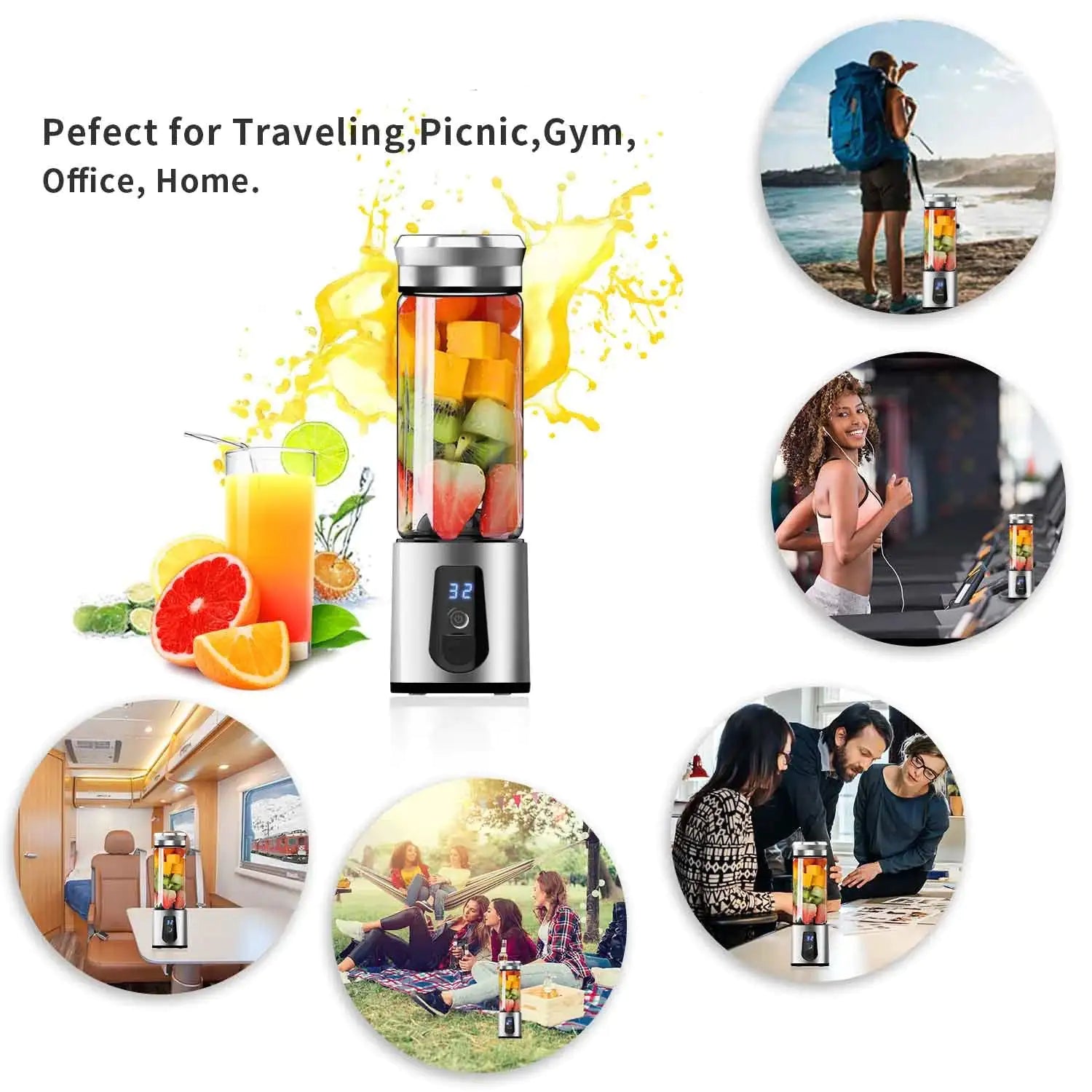 🥤 JuiceUp N Go™ Quick Portable Juicer & Smoothie Blender