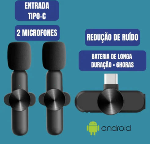 Compact Wireless Clip-On Mic