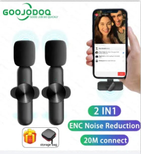 Compact Wireless Clip-On Mic
