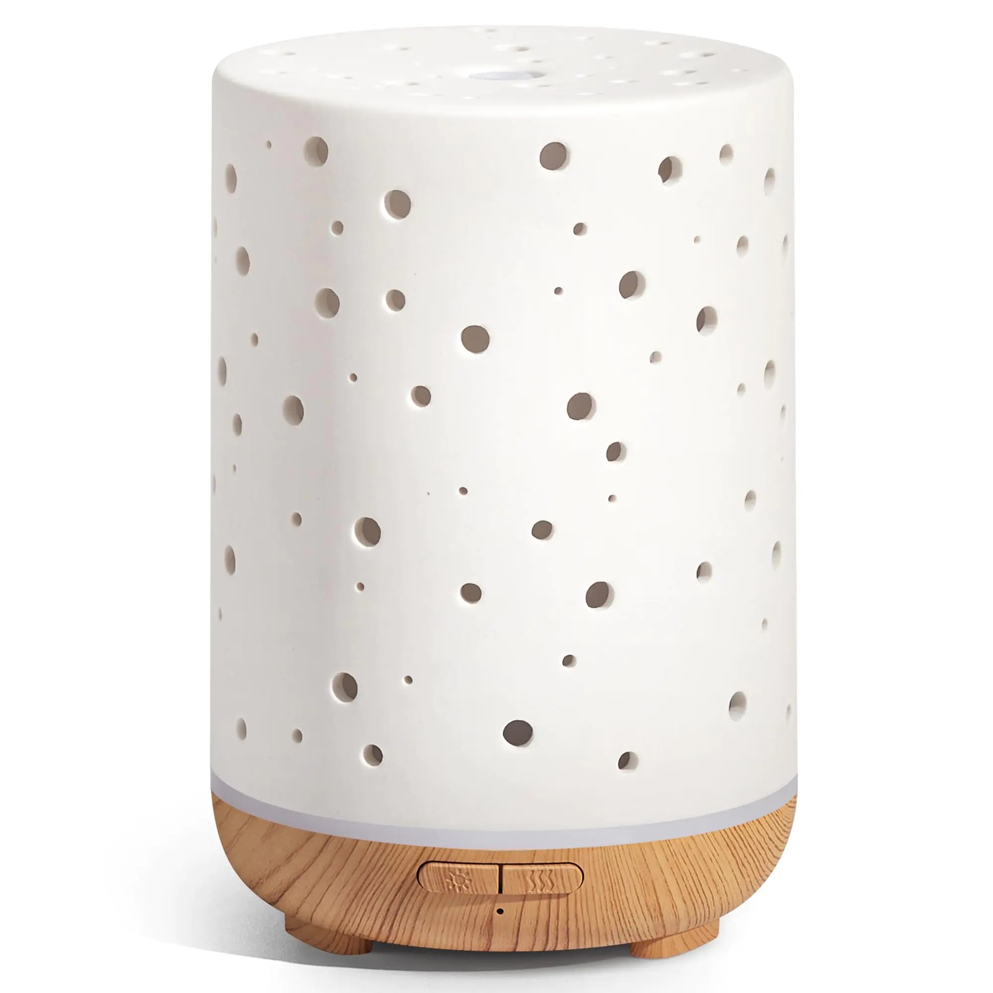 🌸 InnoGear™ Stone Aromatherapy Device | Handcrafted Ceramic Design | 7-Color Ambient Light | Whisper Quiet | Auto Shut-Off