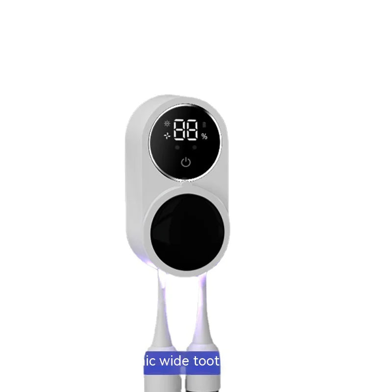 Portable UV-C Toothbrush Sterilizer & Holder – 99.9% Bacteria Elimination for Home or Travel