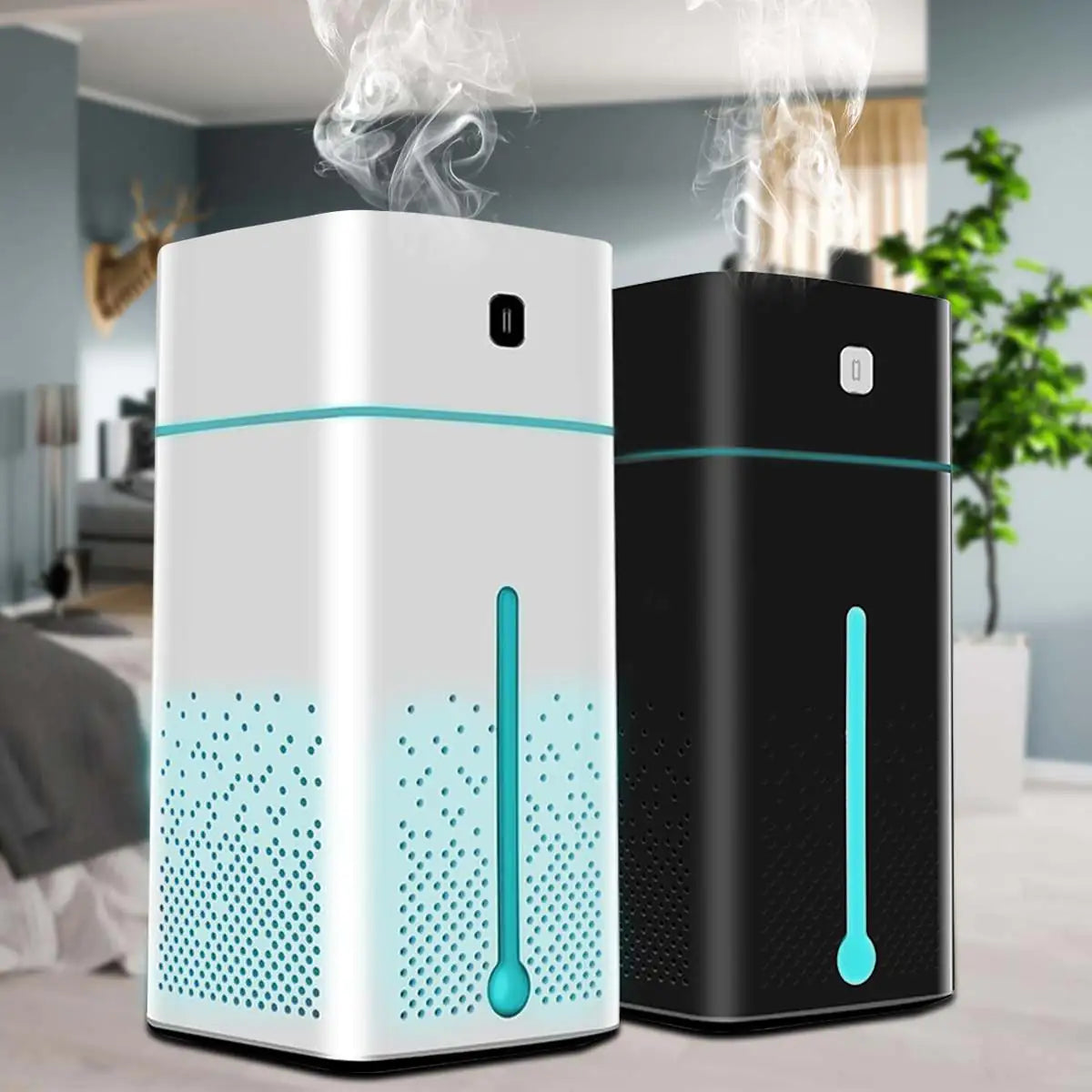 Ultrasonic Air Purifier &amp; Revitalizer | Large 2.5L Capacity | Whisper Quiet | 8+ Hour Timer | Auto Shut-Off
