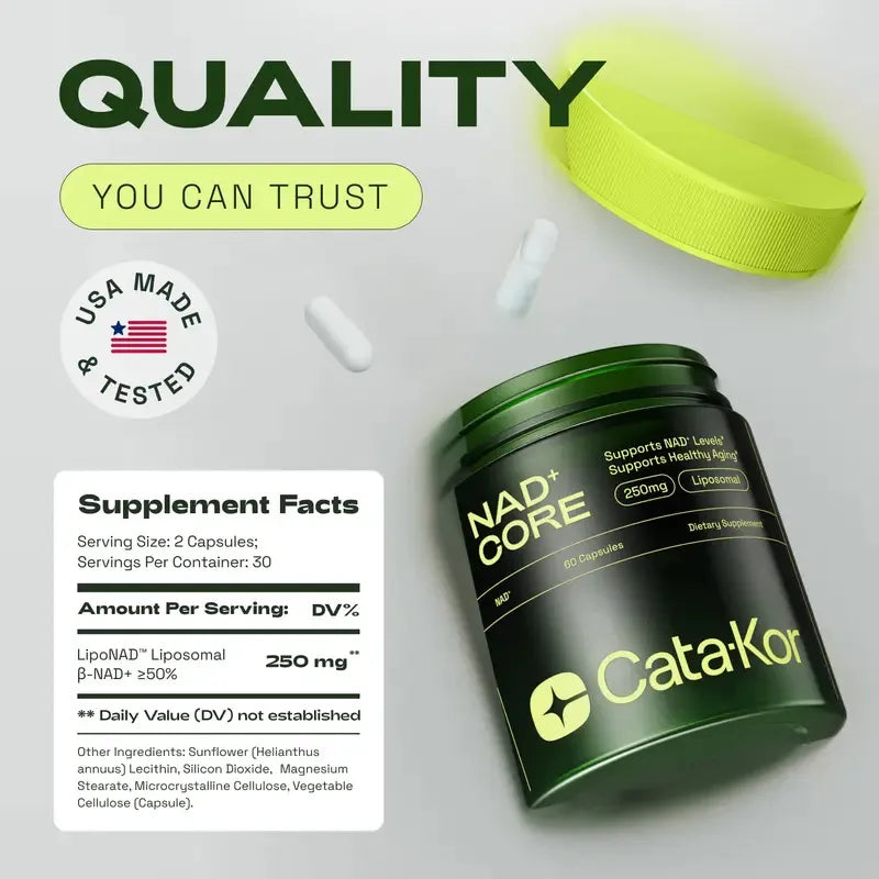 NAD+ Cata-Kor Vitality Nicotinamide Caps
