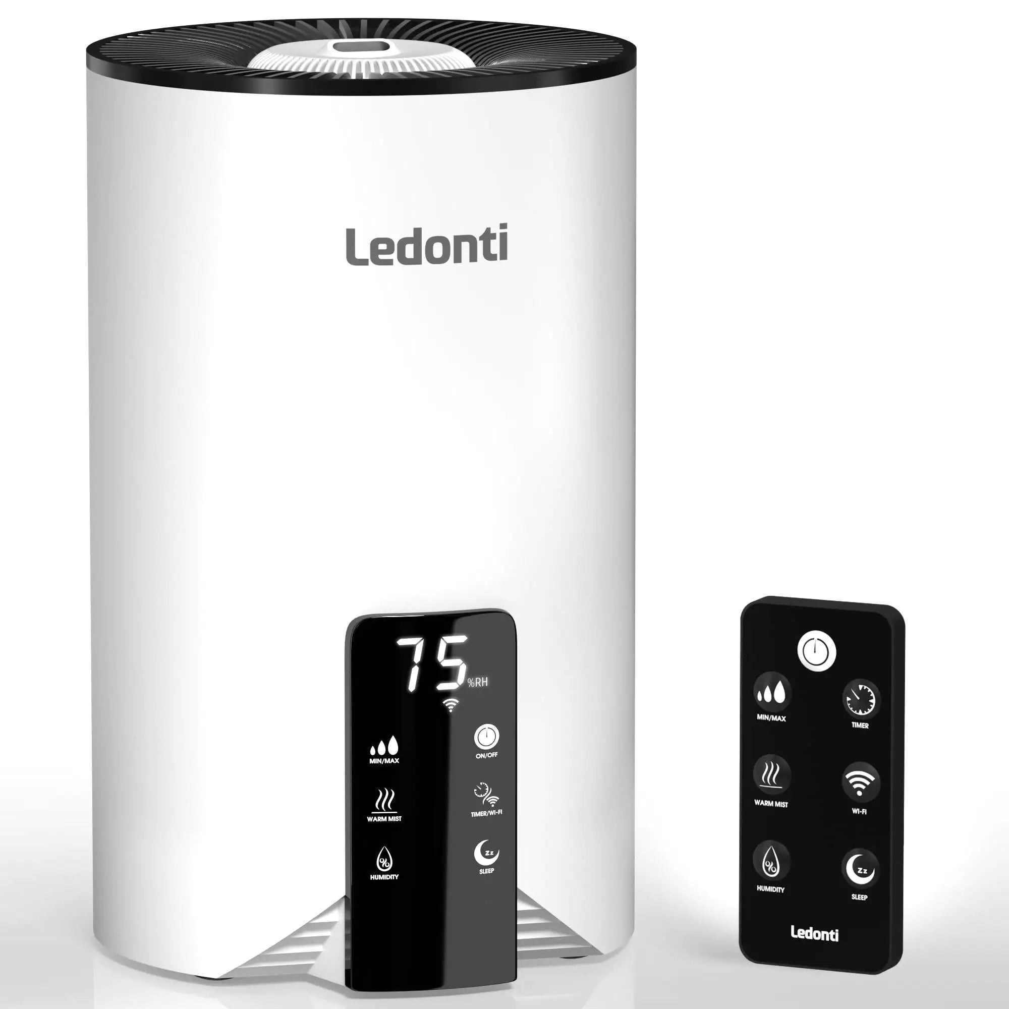 Ledonti Smart Wi-Fi Ultrasonic Air Revitalizer | App-Controlled | Auto Mode | Sleep Mode | Ceramic Filter | 360° Flow